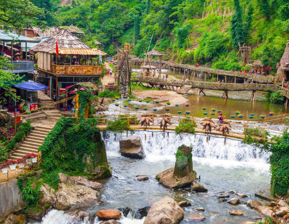 Blog 14 Cat Cat Village Waterfall Sapa